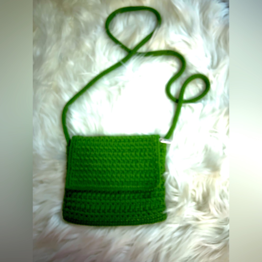 The Sak Vibrant Green Crochet Bag